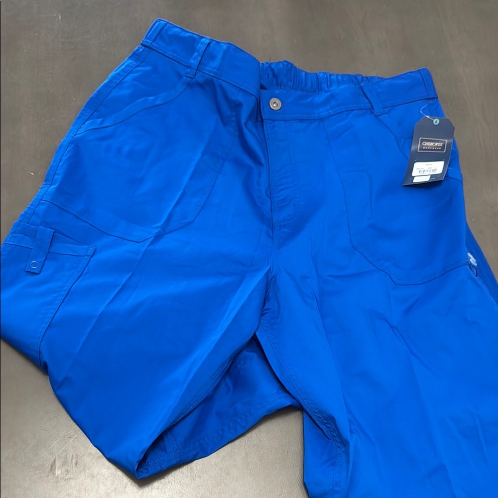 Men's Blue Scrub Pants